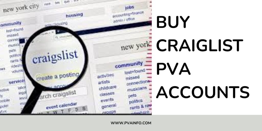 Buy craiglist pva accounts